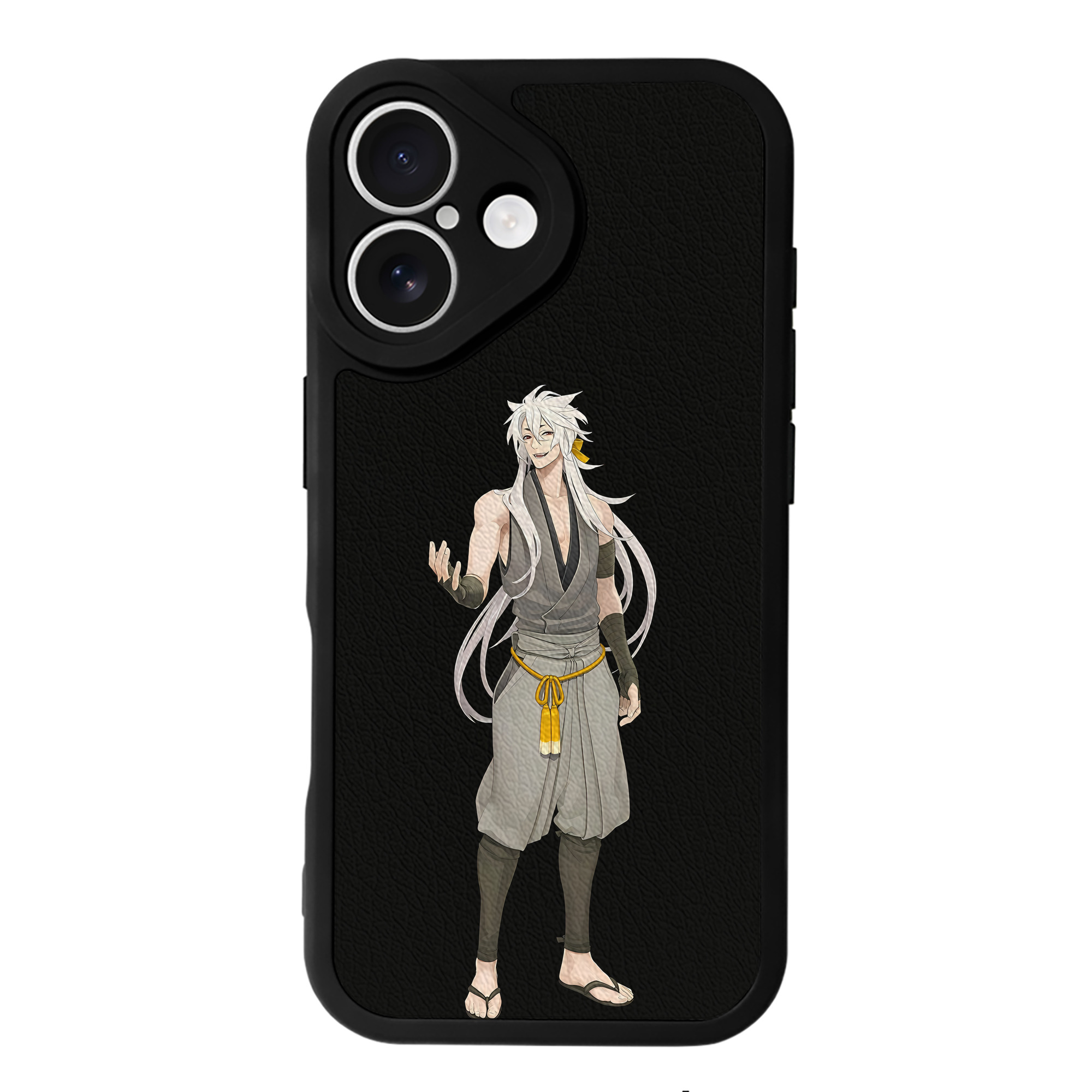 （画像用） 刀剣乱舞 Touken Ranbu 【iPhone 16シリーズ対応】シリコンスマホケース（レザー調） 材質：シリコン